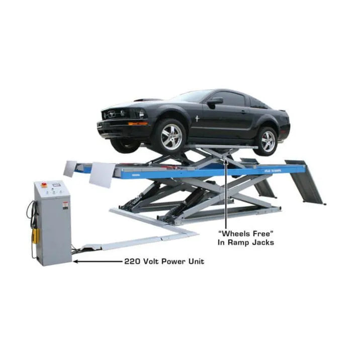 Atlas 12AWFSL Scissor Alignment Lift + RJ-6 Rolling Jacks Combo