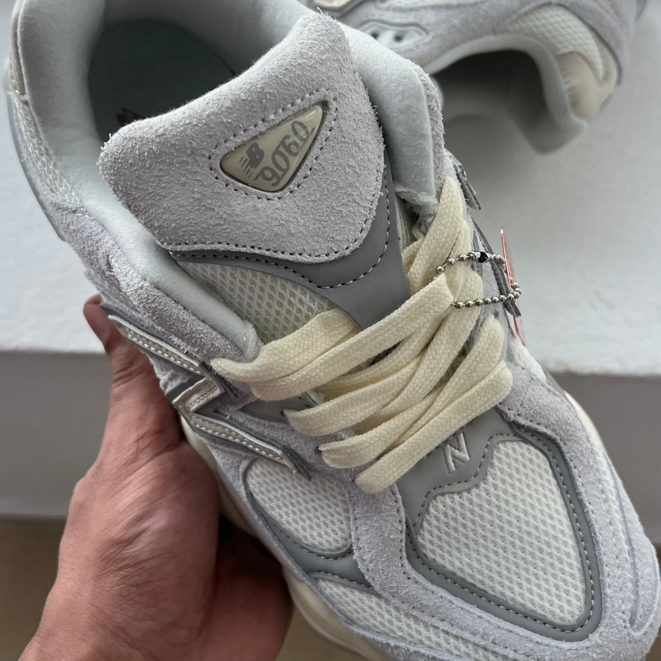 New Balance 9060 Quartz Grey Athletic Shoes