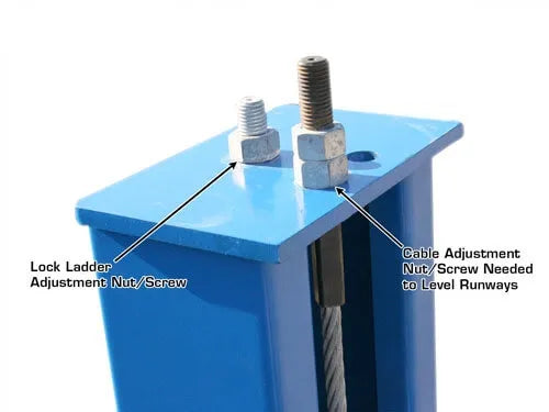 Atlas 414A Four Post Alignment Lift + RJ8 Rolling Jacks Combo