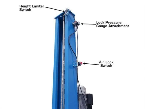 Atlas 414A Four Post Alignment Lift + RJ8 Rolling Jacks Combo