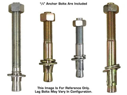 Atlas 412A Four Post Alignment Lift + RJ6BK Rolling Jacks Combo