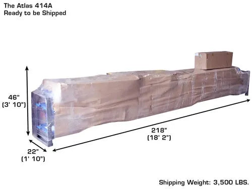 Atlas 414A Four Post Alignment Lift + RJ8 Rolling Jacks Combo