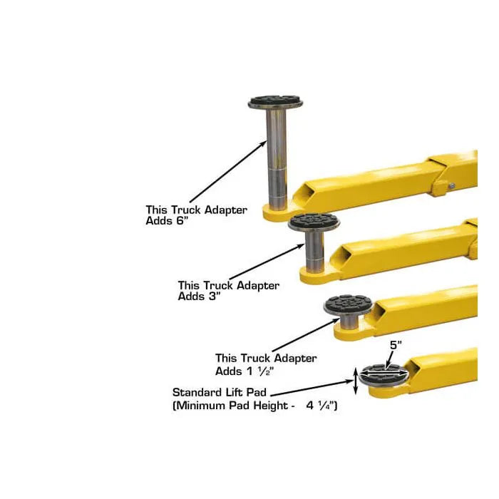 Atlas 9OHSC Overhead Two Post Lift + Lawn Mower Adapter Combo