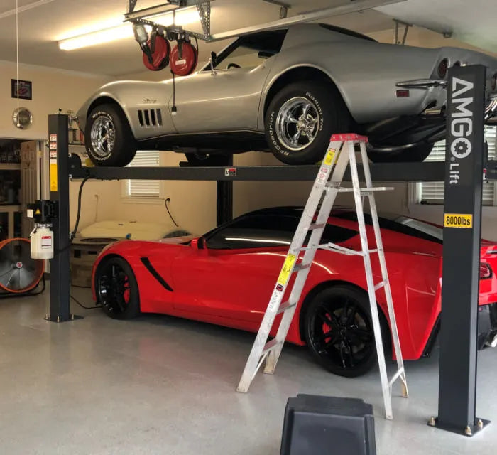 AMGO 408-P Four Post Parking Lift