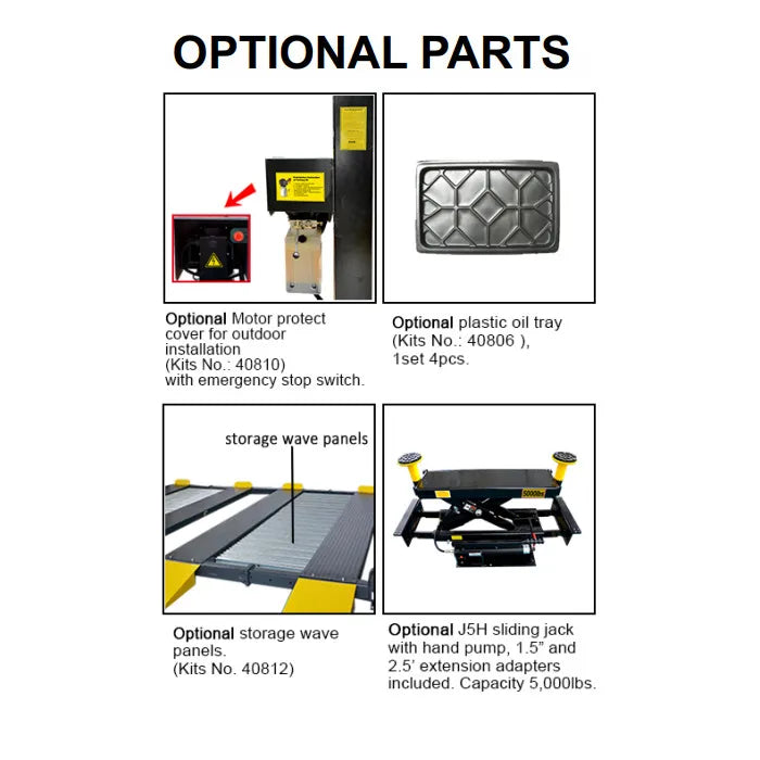 AMGO 409-DP Double Parking Four Post Lift