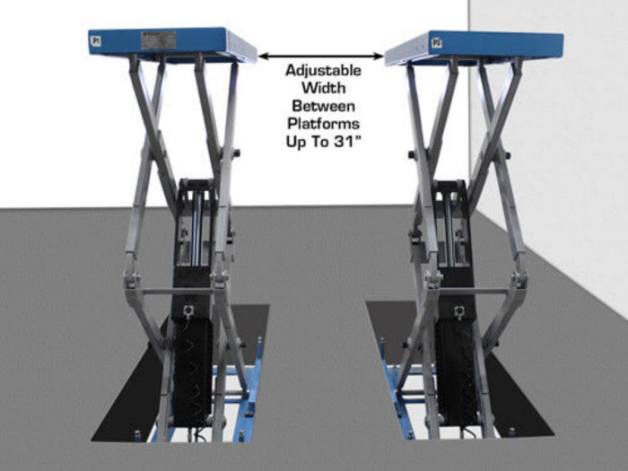 Atlas FM-9SL Flush Mount Full-Rise Scissor Lift