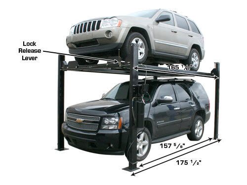 Atlas Garage Pro 8000EXT Portable Four Post Lift