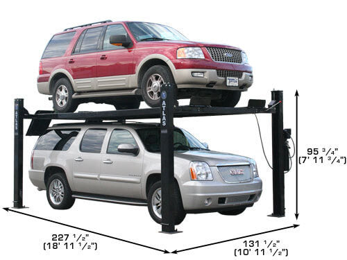 Atlas Garage Pro 9000 HD Portable Four Post Lift
