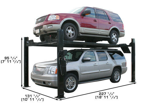 Atlas Garage Pro 9000 HD Portable Four Post Lift