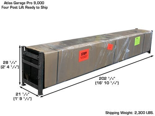 Atlas Garage Pro 9000 HD Portable Four Post Lift