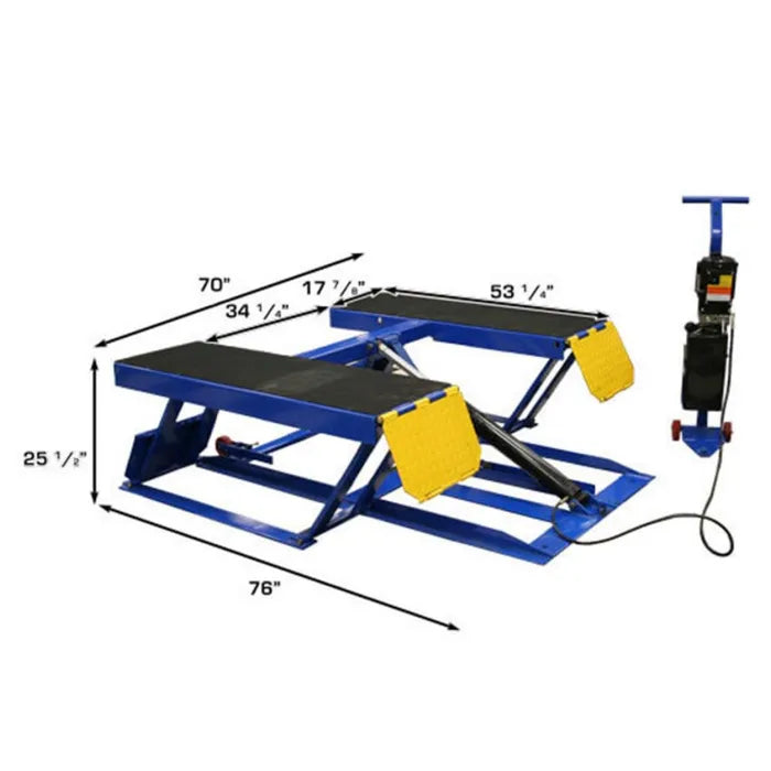 Atlas LR06 Portable Low-Rise Scissor Lift 6,000 lbs. Capacity
