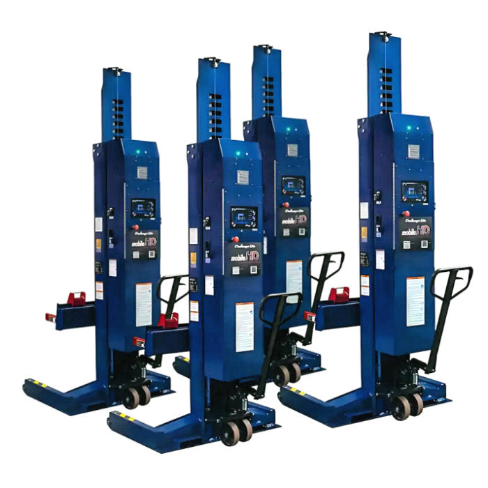 Challenger Lifts CLHM-140 Heavy-Duty Mobile Column Lifts Set of 4