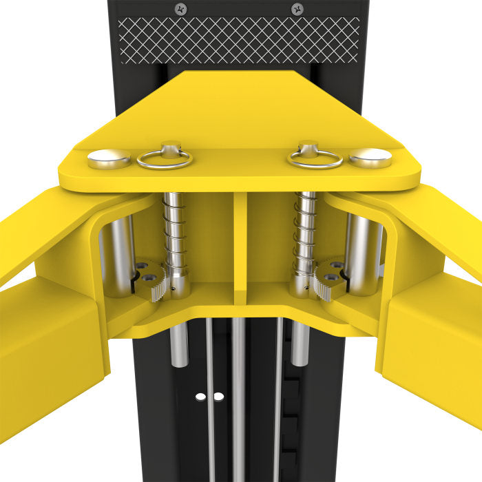 APEX AL9LC Floorplate Two Post Car Lift