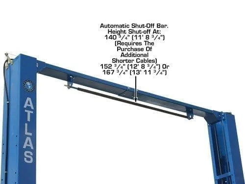 Atlas PV10PX Adjustable Overhead Two Post Lift