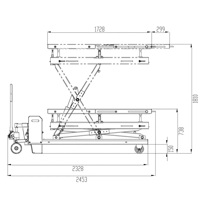 Atlas PSP-6000 Portable Single Post Lift