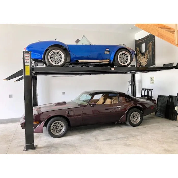 Atlas Garage Pro 9000 Four Post Lift + RJ35 Sliding Jacks Combo