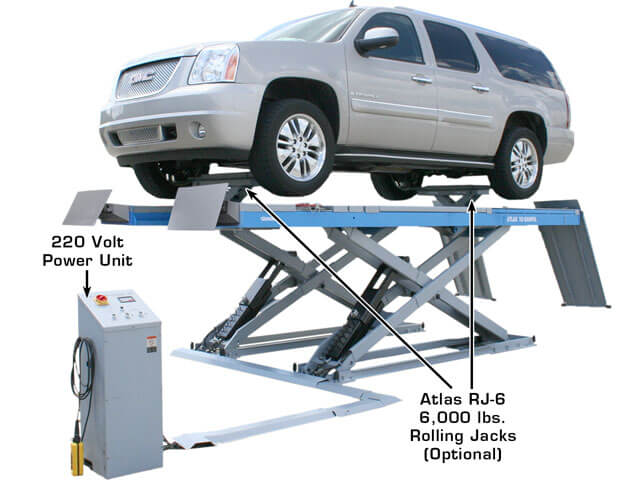Atlas 12ASL-N Commercial Grade Scissor Alignment Lift