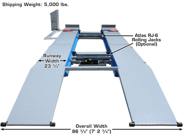 Atlas 12ASL-N Commercial Grade Scissor Alignment Lift