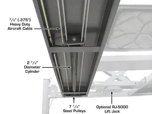 Atlas 408SL Premium Portable Four Post Lift