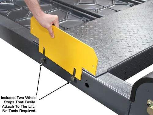 Atlas 408SL Premium Portable Four Post Lift + RJ35 Sliding Jacks Combo