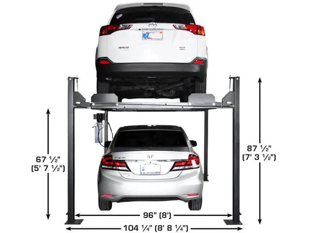 Atlas Apex 8 ALI Certified Four Post Lift