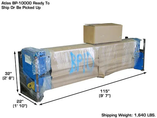 Atlas BP10000X Baseplate Two Post Vehicle Lift