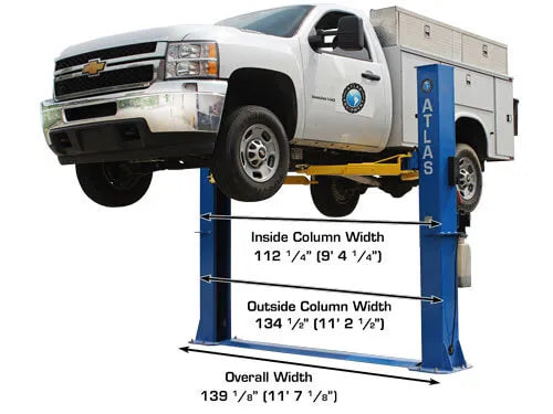 Atlas BP10000X Baseplate Two Post Vehicle Lift