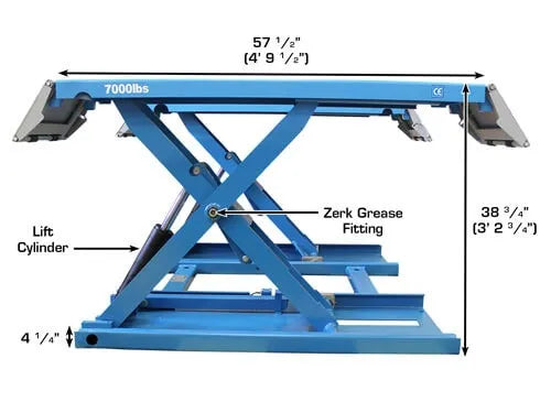 Atlas KWIK-BAY Portable Mid-Rise Scissor Lift