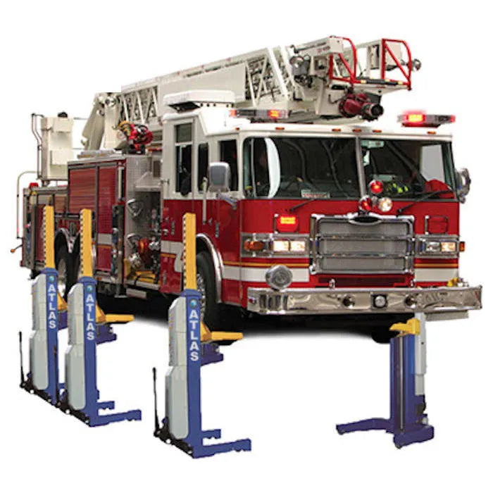 Atlas ML-6051BC Wired Heavy-Duty Mobile Column Lifts Set of 6