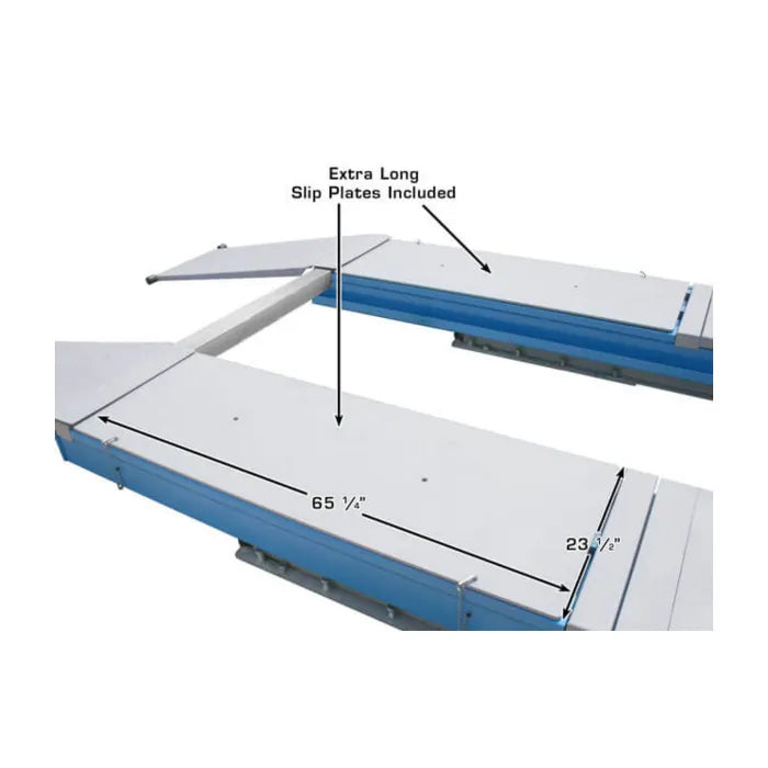 Atlas 12AWFSL Wheels Free Scissor Alignment Lift