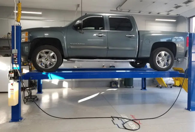 Atlas 412A Four Post Alignment Lift + RJ6BK Rolling Jacks Combo