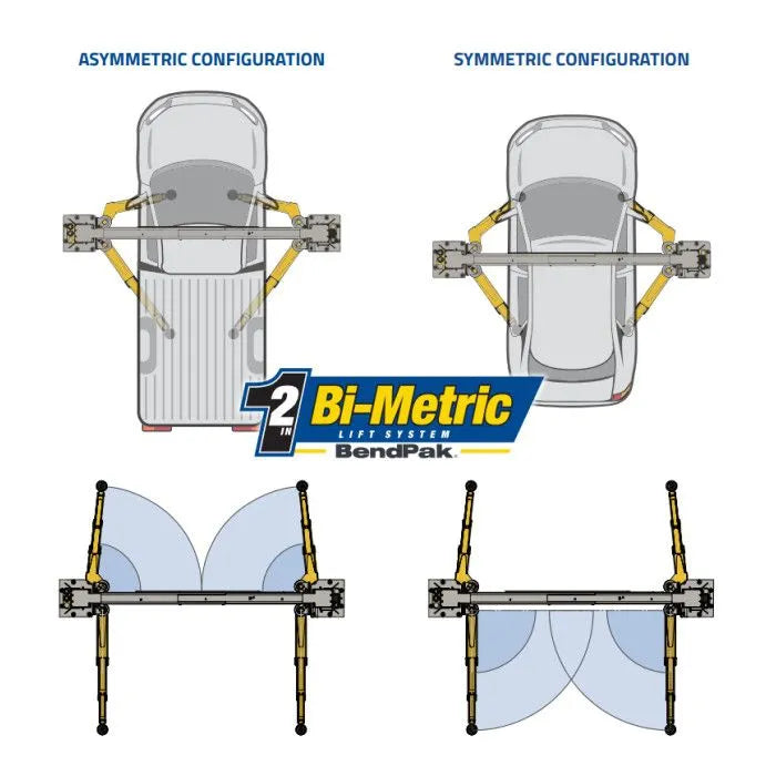 BendPak 10APX Pro Series Two Post Lift 10,000 lbs. Capacity