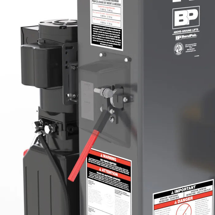 BendPak 10AP-SRT Floorplate Short-Rise Two Post Lift