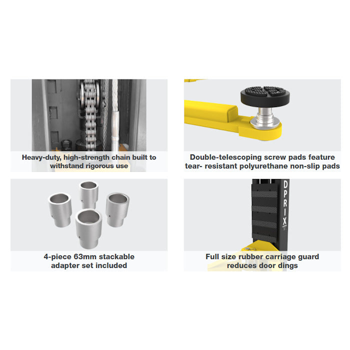 BendPak GrandPrix GP-9LC Floorplate Two Post Lift 9,000 lbs. Capacity