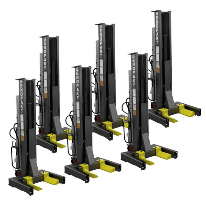 BendPak PCL-18B-6 Wired Mobile Column Lift Set of 6