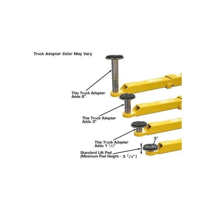 Atlas BP8000 Baseplate Two Post Lift + Lawn Mower Adapter Combo