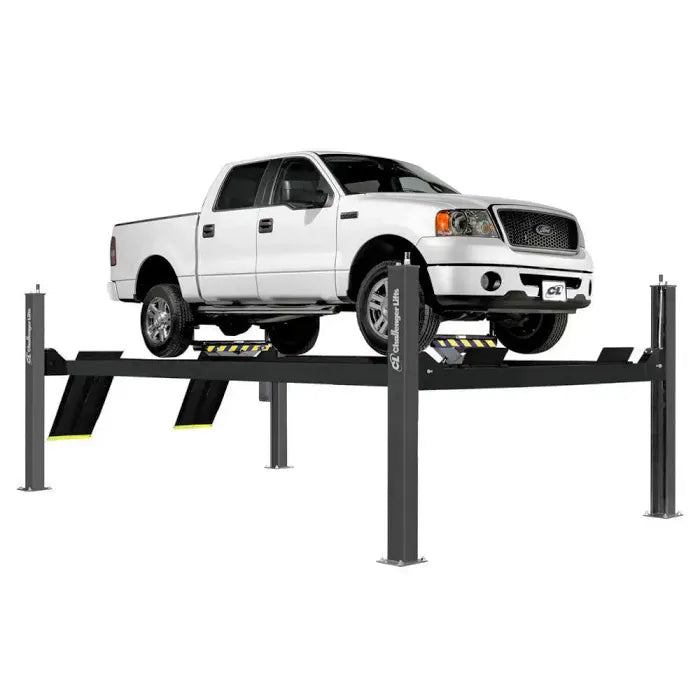 Challenger Lifts 4P14XFX Four Post Vehicle Lift Extended