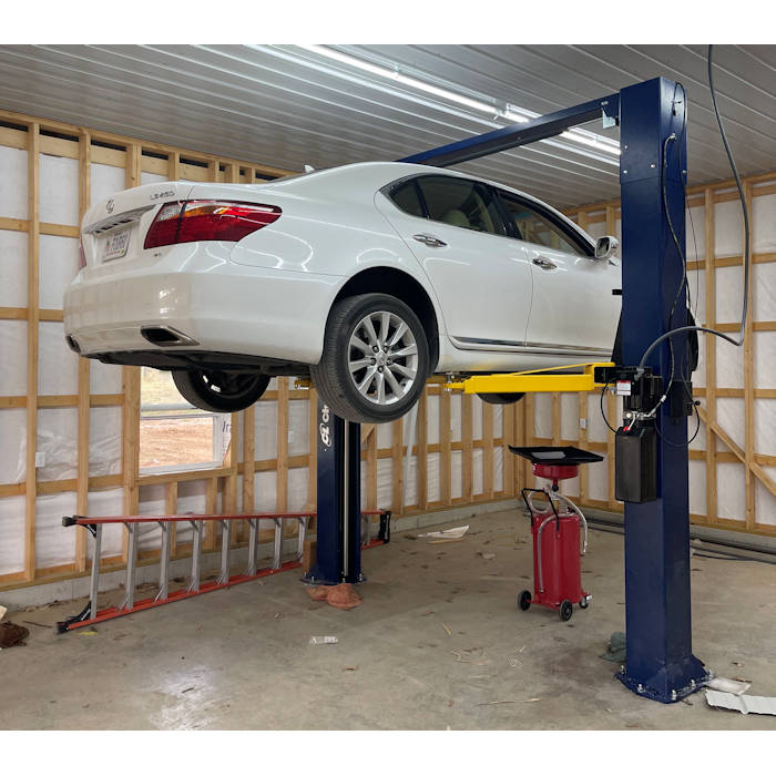 Challenger Lifts CL10AV3-QC Versymmetric Adjustable Two Post Lift