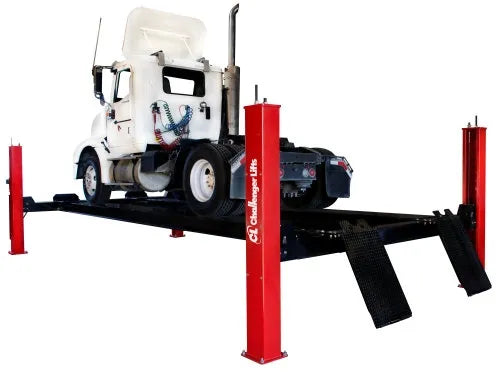 Challenger Lifts 4030EAX Four Post Alignment Lift Closed Long