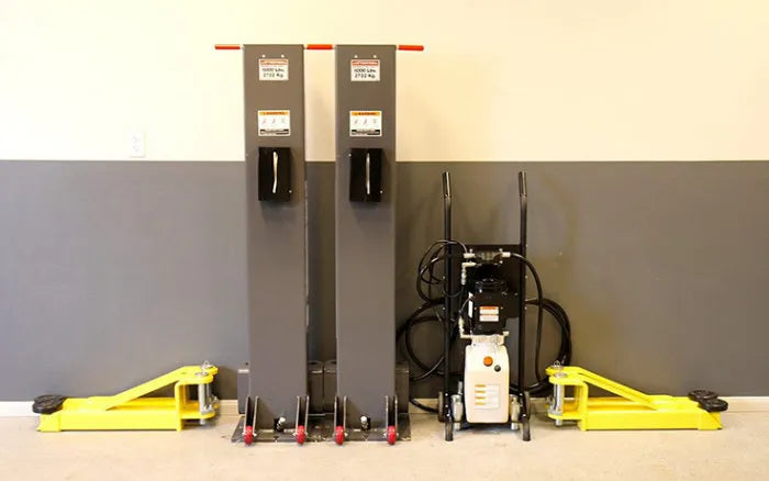 MaxJax M7K Portable Two Post Lift Supreme Package