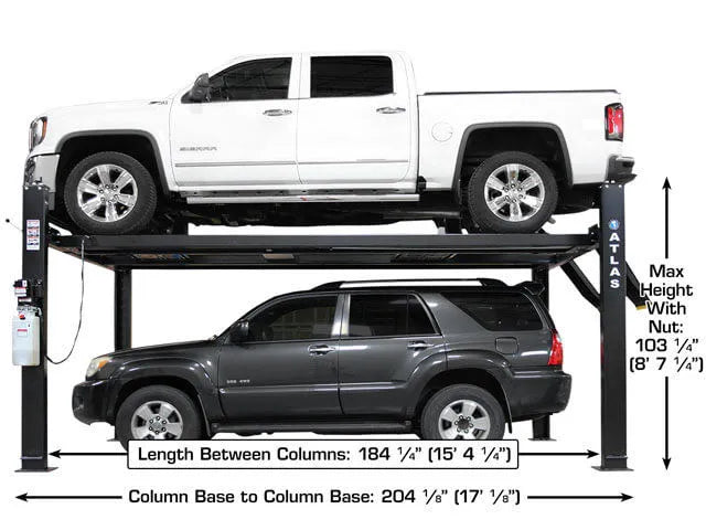 Atlas Apex 9 ALI Certified Four Post Lift