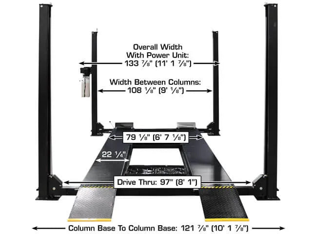 Atlas Apex 9 ALI Certified Four Post Lift