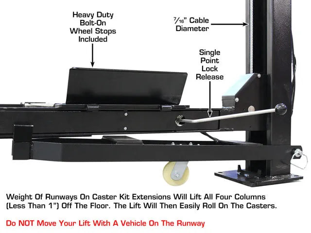 Atlas Apex 9 ALI Certified Four Post Lift