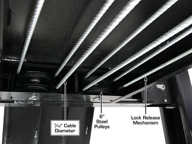 Atlas Apex 9 ALI Certified Four Post Lift