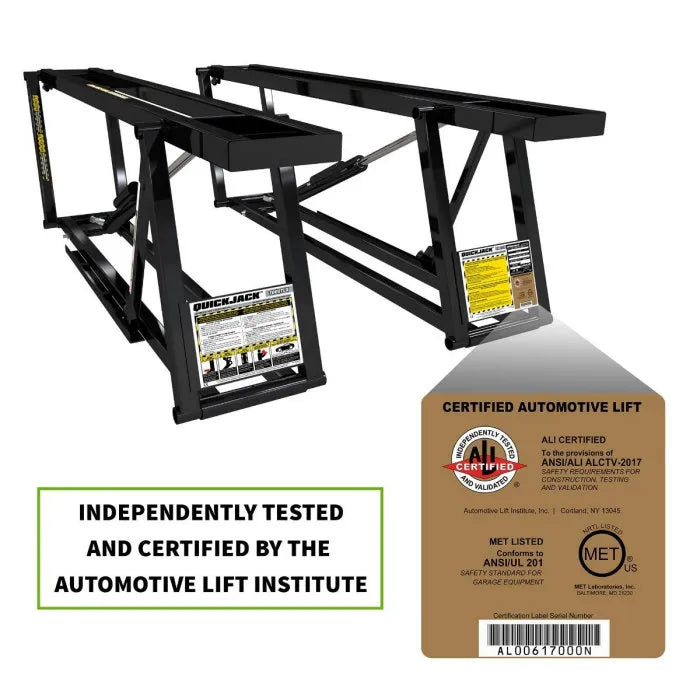 Ranger QuickJack 6000ELX Super Long Portable Car Lift System
