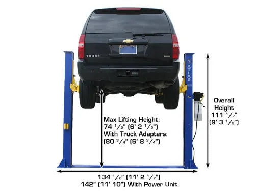 Atlas 9KBPX Baseplate Two Post Lift