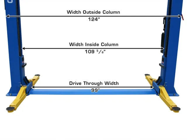 Atlas BP8000 Baseplate Two Post Lift