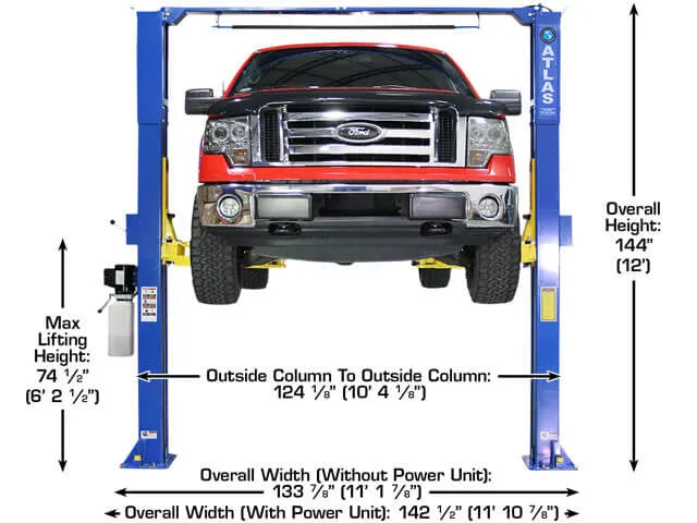 Atlas PRO-9D Overhead Two Post Lift