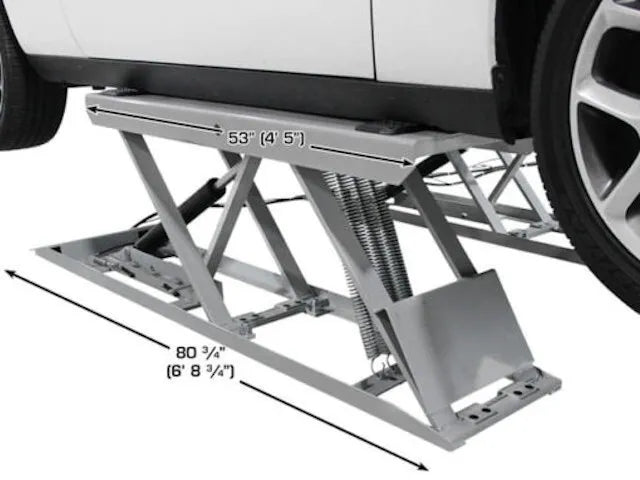Atlas Platinum 6PL Open Center Low-Rise Scissor Pit Lift