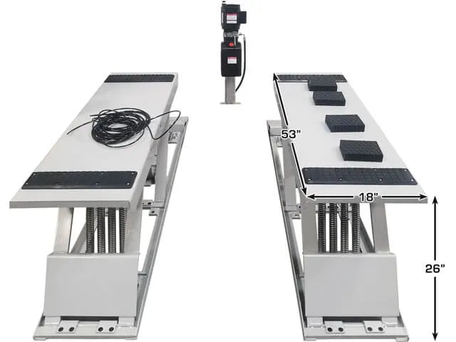 Atlas Platinum 6PL Open Center Low-Rise Scissor Pit Lift